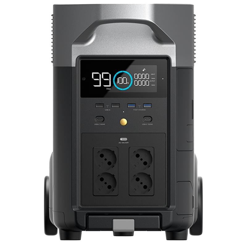 Портативная зарядная станция EcoFlow Delta Pro 1 125 000 mAh, 3600 Вт/ч (DELTAPro-EU) - фото #4, Technodom.kz