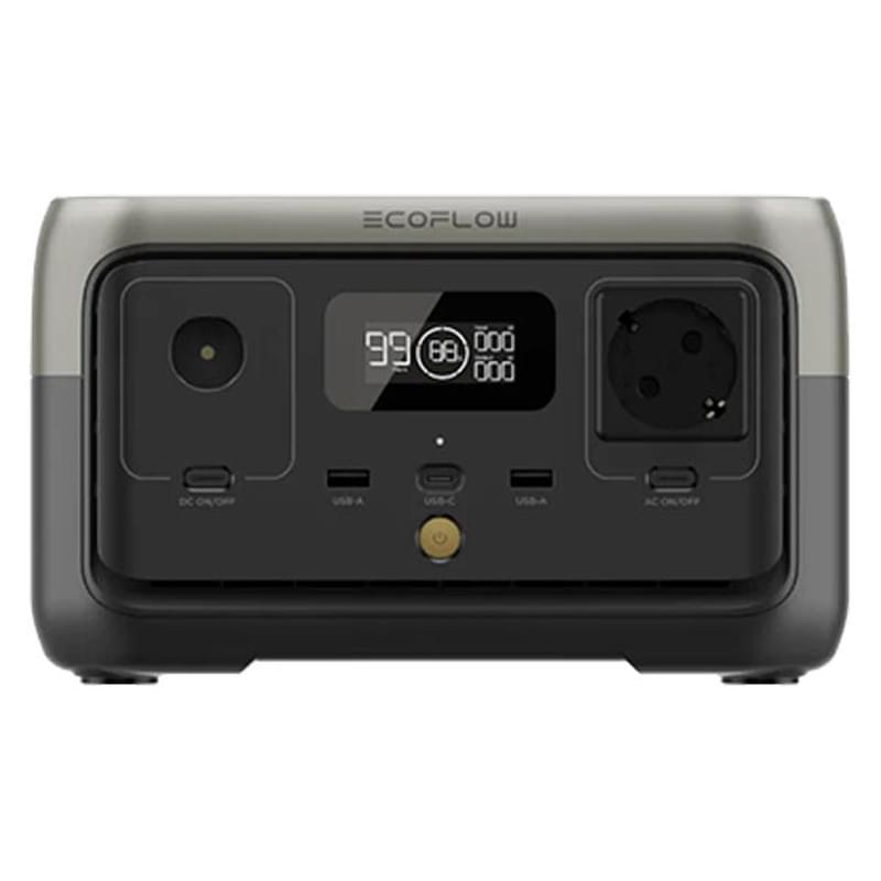 Портативная зарядная станция EcoFlow River 2 80 000 mAh, 256 Вт/ч (ZMR600-B-EU) - фото #0, Technodom.kz
