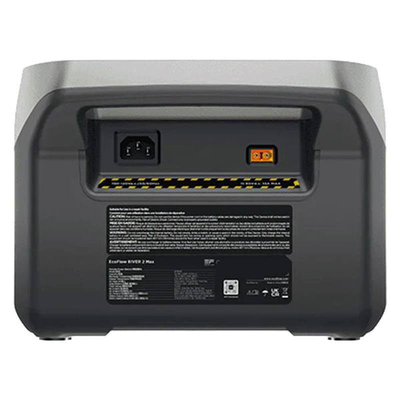 Портативная зарядная станция EcoFlow River 2 MAX 160 000 mAh, 512 Вт/ч (ZMR610-B-EU) - фото #2, Technodom.kz