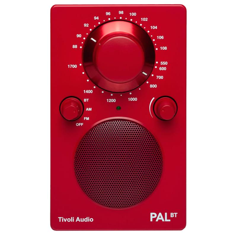 Tivoli PAL BT портативті радиоқабылдағышы, Қызыл - фото #0, Technodom.kz