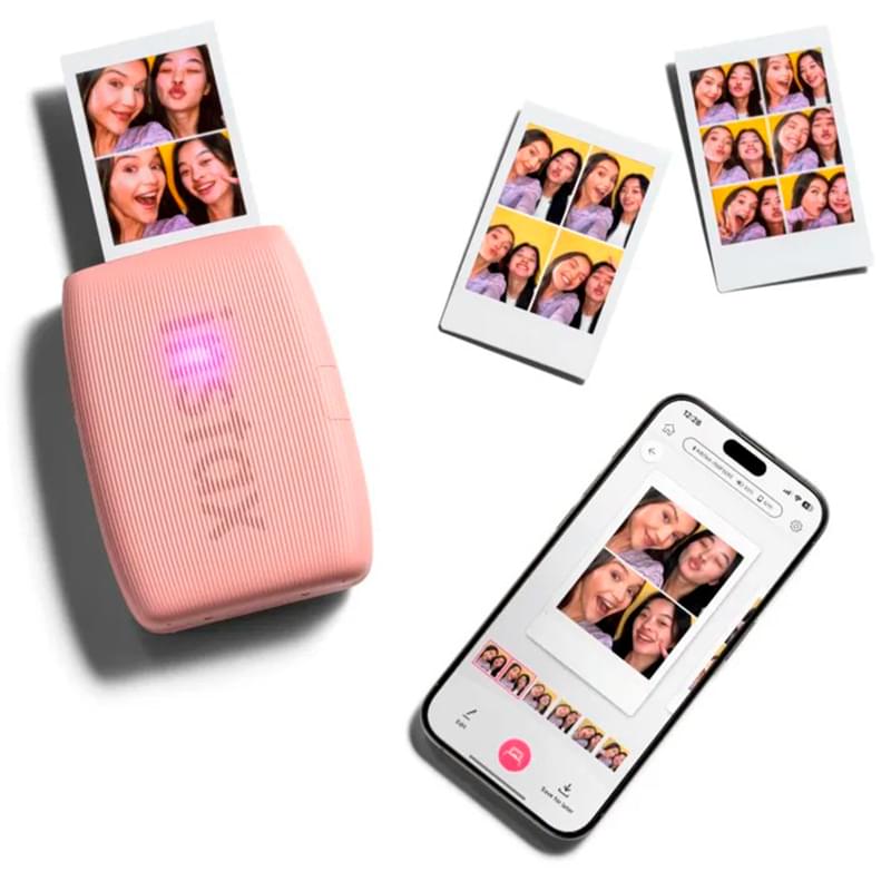FUJIFILM Instax Mini Link 3C Pink мезеттік  басып шығару принтері - фото #11, Technodom.kz