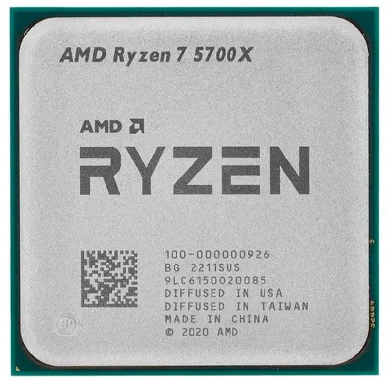 Процессор AMD Ryzen 7 5700X (C8/T16, 32M L3, 3.4 up to 4.6GHz) AM4 OEM - фото #1, Technodom.kz