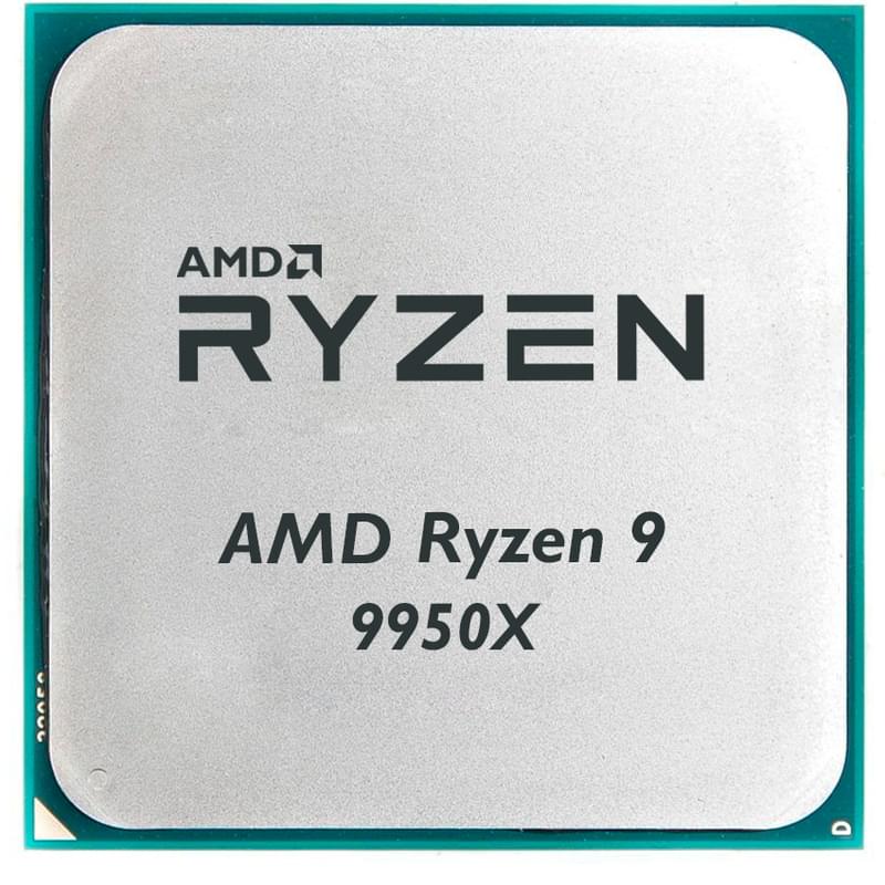 Процессор AMD Ryzen 9 9950X (C16/T32 8P+16E, 64M L3 Cache, 4.3 up to 5.7GHz) AM5 BOX - фото #0, Technodom.kz