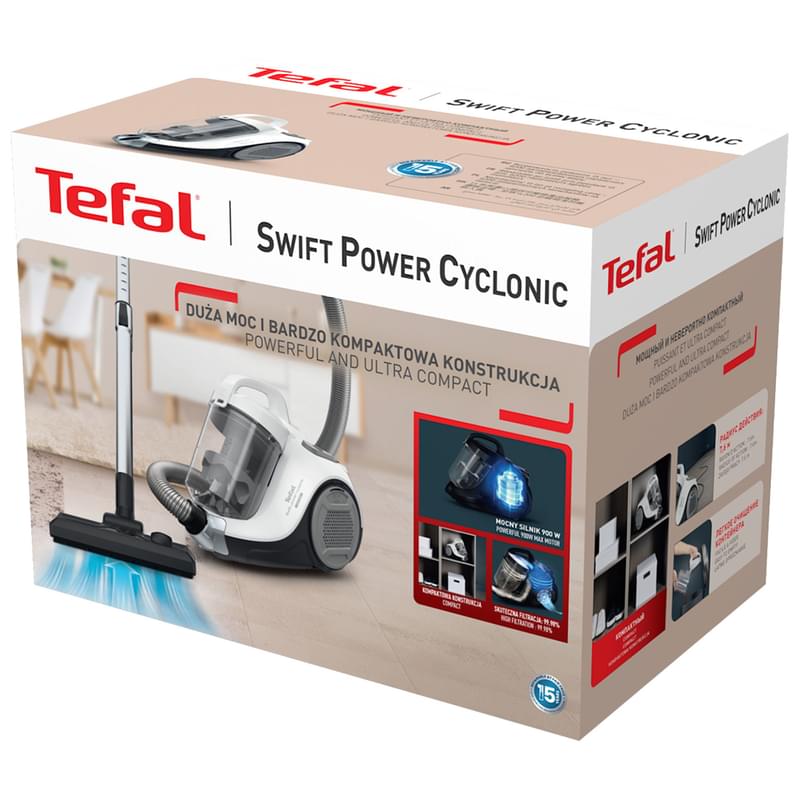 Пылесос Tefal Swift Power Cyclonic TW-2947EA - фото #9, Technodom.kz