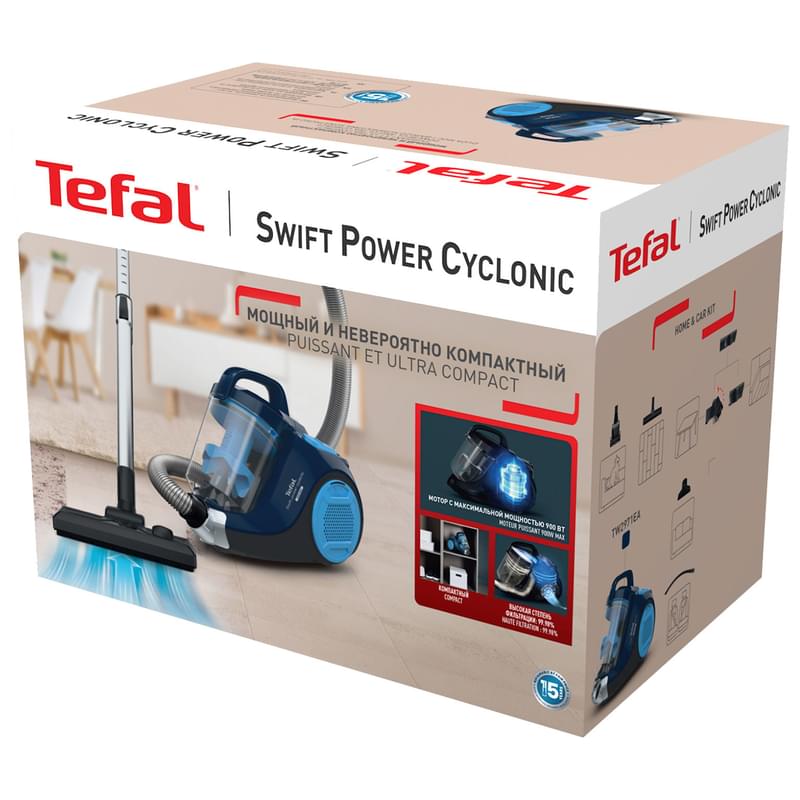 Пылесос Tefal Swift Power Cyclonic TW-2971EA - фото #9, Technodom.kz