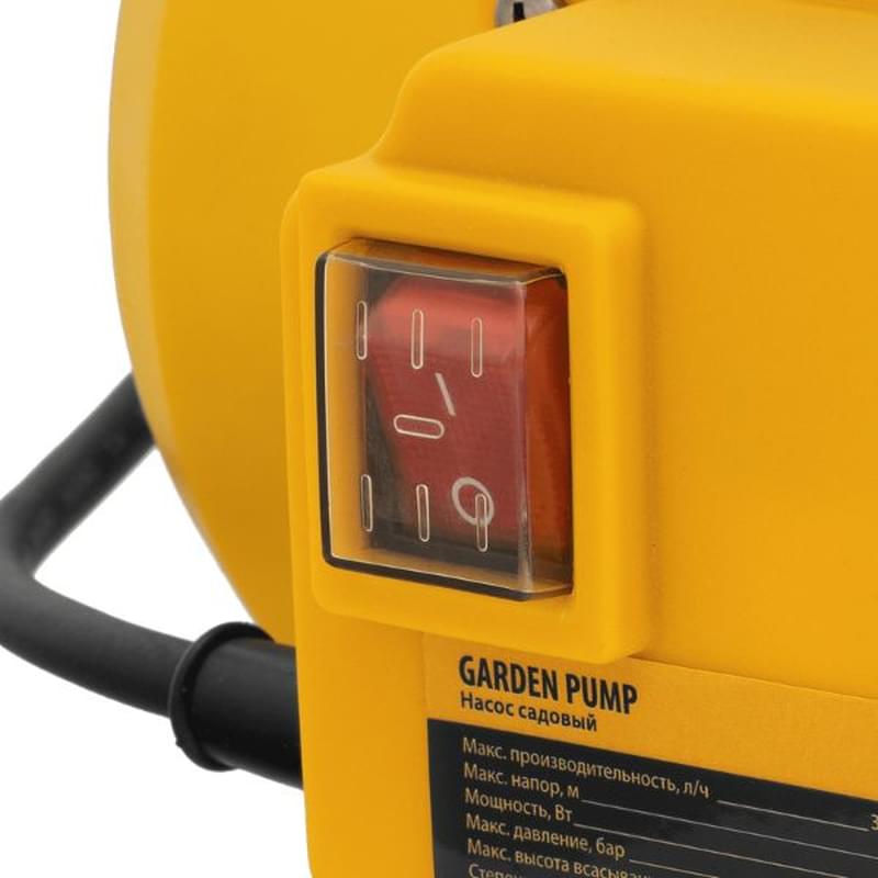 GPL800Х бақшалық беткі сорғысы, 800Вт, 3200л/сағ., көтеру биіктігі 42м, тот баспайтын металл//Denzel - фото #1, Technodom.kz