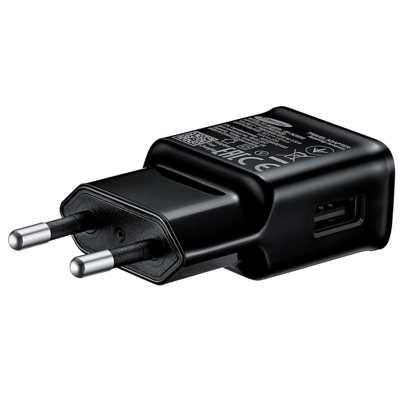 Сетевое зарядное устройство 1*USB, 2A + каб. Type-C, Samsung, Fast Charge, Черный (EP-TA20EBECGRU) - фото #1, Technodom.kz