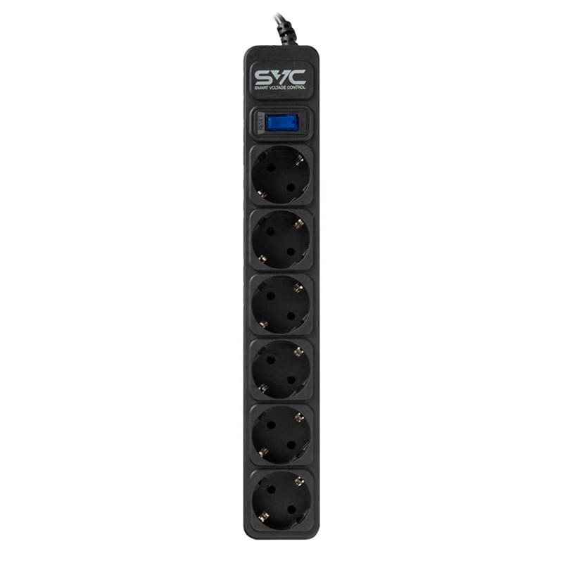 SVC Желілік сүзгісі ZC6S-30M, 6 резеткелі, 3 м, Black - фото #0, Technodom.kz