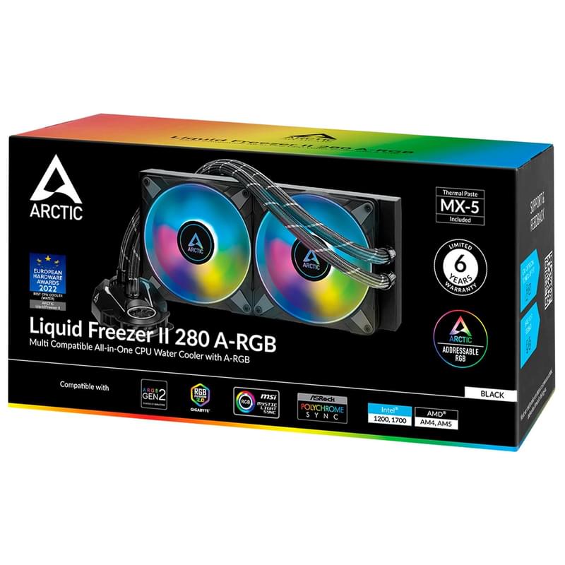Система жидкостного охлаждения для CPU ARCTIC Liquid Freezer II-280 A-RGB - фото #7, Technodom.kz