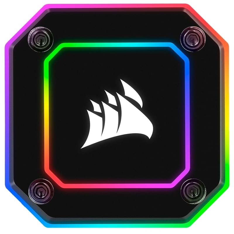 Система жидкостного охлаждения для CPU Corsair iCUE H100i 240 RGB ELITE BK (LGA1700/AM5) - фото #5, Technodom.kz
