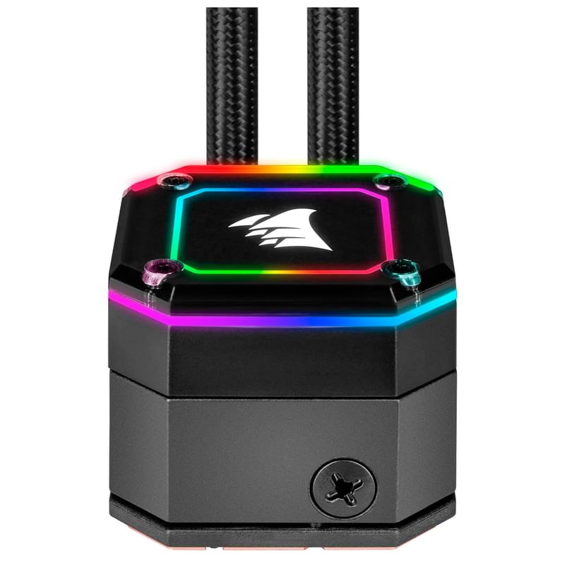 Система жидкостного охлаждения для CPU Corsair iCUE H100i 240 RGB ELITE BK (LGA1700/AM5) - фото #7, Technodom.kz