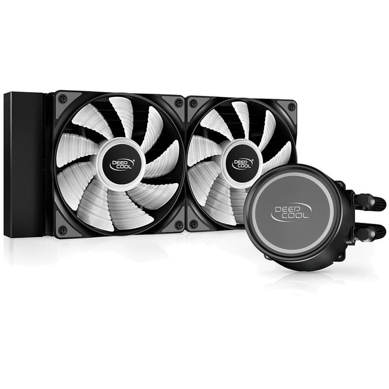 Система жидкостного охлаждения для CPU Deepcool GAMMAXX L240 A-RGB (DP-H12CF-GL240-ARGB)(LGA1700) - фото #2, Technodom.kz