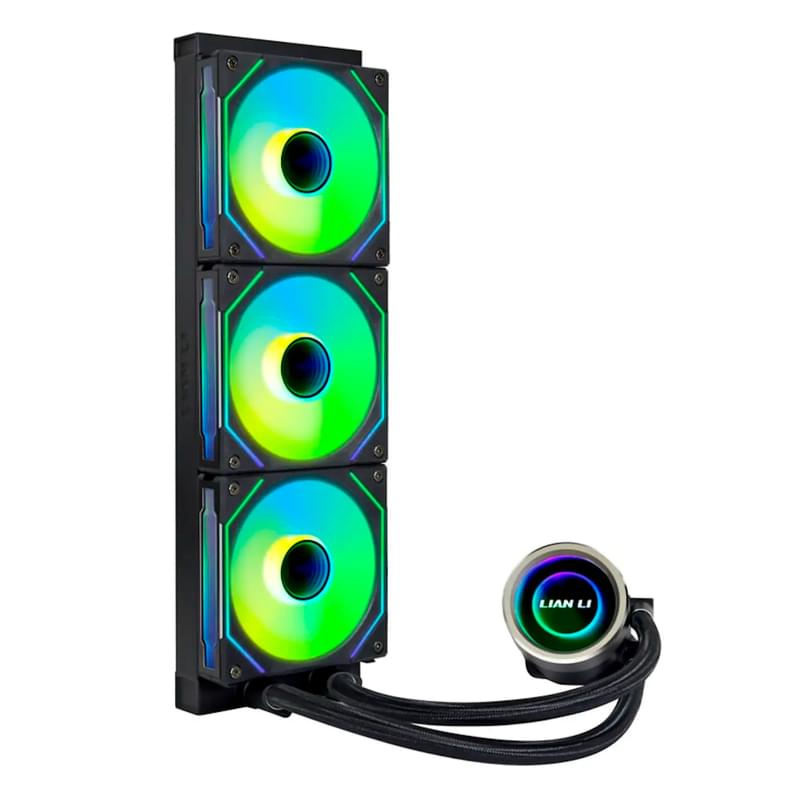 Система жидкостного охлаждения для CPU Lian Li Galahad II Trinity Black 360 (G89.GA2T36INB.00) - фото #1, Technodom.kz Система жидкостного охлаждения для CPU Lian Li Galahad II Trinity Black 360 (G89.GA2T36INB.00) - фото #1, Technodom.kz