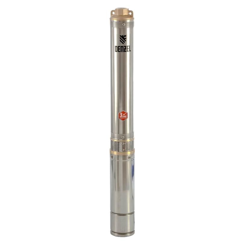 DWC-3-60 ортадан тепкіш ұңғымалы сорғысы, диаметрі 3", 800 Вт, 3300 л/сағ, арыны 60 м// Denzel - фото #0, Technodom.kz