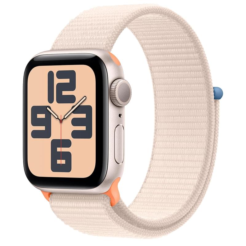 Смарт-часы Apple Watch SE 2023, 40mm Starlight Aluminium Case with Starlight Sport Loop (MR9W3) - фото #0, Technodom.kz
