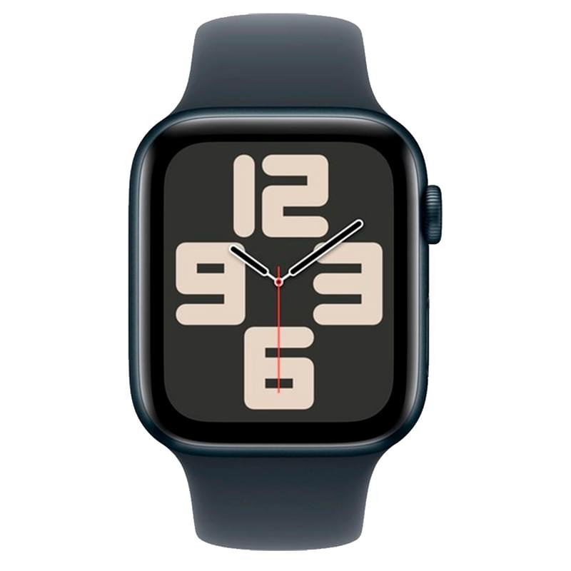 Apple Watch SE GPS Смарт сағаты, 40mm Midnight Aluminium Case with Midnight Sport Band - S/M - фото #1, Technodom.kz