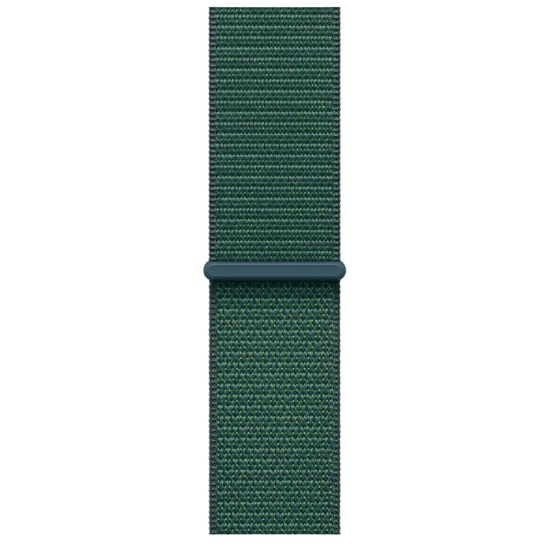 Apple Watch SE Смарт сағаты, GPS 40mm Starlight Aluminium Case with Lake Green Sport Loop - фото #2, Technodom.kz