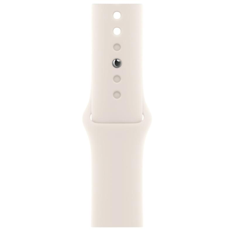 Apple Watch SE Смарт сағаты, GPS 40mm Starlight Aluminium Case with Starlight Sport Band - S/M - фото #2, Technodom.kz