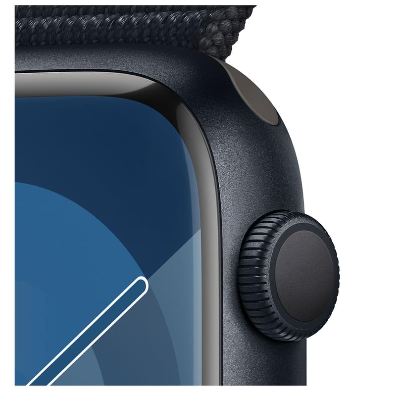 Смарт-часы Apple Watch Series 9, 45mm Midnight Aluminium Case with Midnight Sport Loop (MR9C3) - фото #2, Technodom.kz