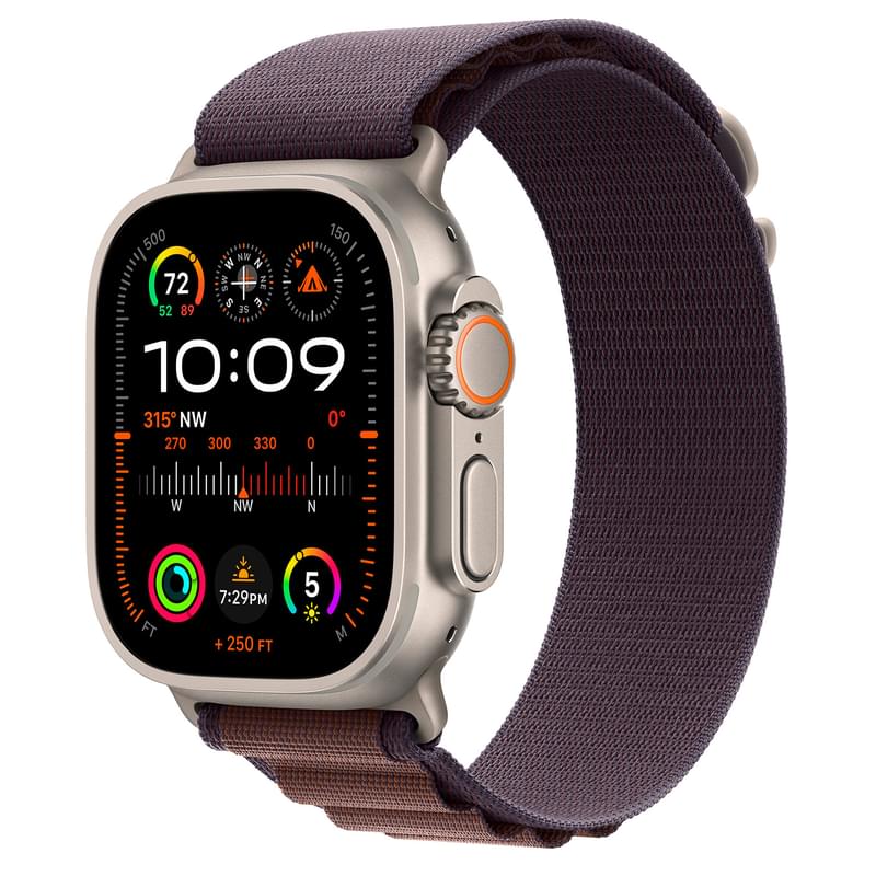 Смарт-часы Apple Watch Ultra 2, 49mm Titanium Case with Indigo Alpine Loop - Medium (MRET3) - фото #0, Technodom.kz
