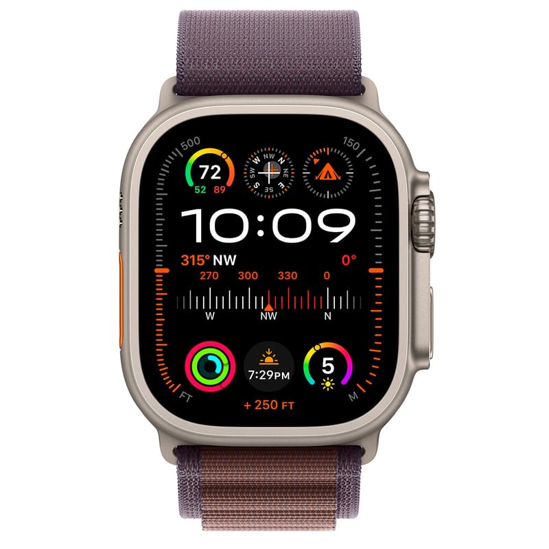 Смарт-часы Apple Watch Ultra 2, 49mm Titanium Case with Indigo Alpine Loop - Medium (MRET3) - фото #1, Technodom.kz
