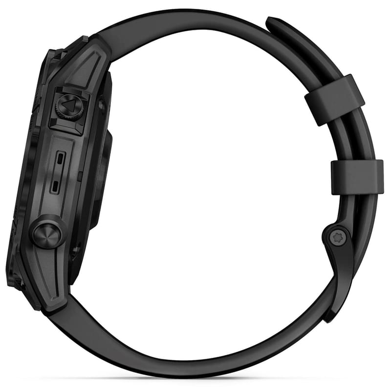 Смарт-часы Garmin Fenix 7 Sapphire Solar, Carbon Gray DLC Titanium with Black Band (010-02540-21) - фото #3, Technodom.kz
