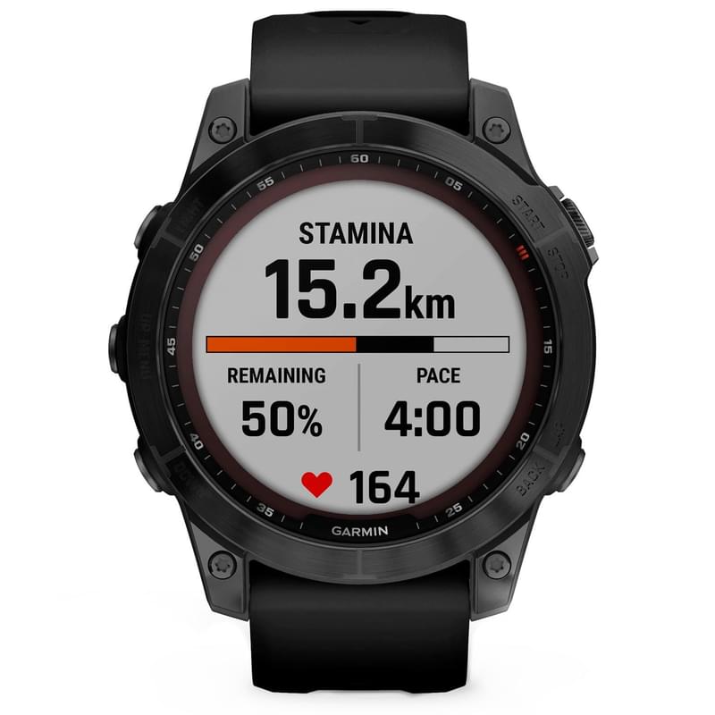Смарт-часы Garmin Fenix 7 Sapphire Solar, Carbon Gray DLC Titanium with Black Band (010-02540-21) - фото #6, Technodom.kz