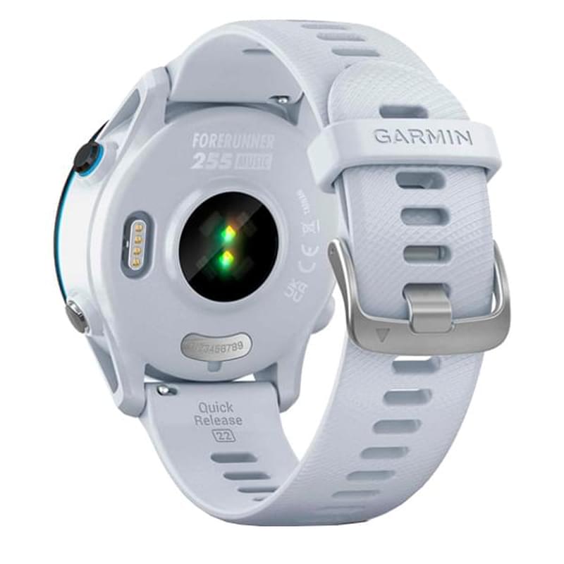 Смарт-часы Garmin Forerunner 255 Music, WiFi, белые (010-02641-31) - фото #3, Technodom.kz