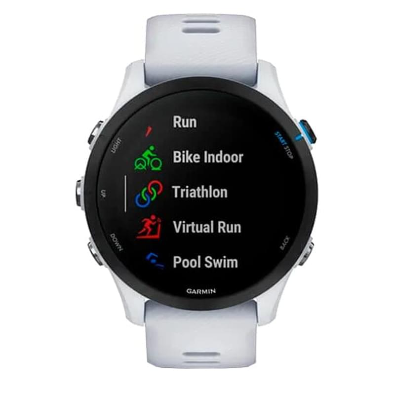 Смарт-часы Garmin Forerunner 255 Music, WiFi, белые (010-02641-31) - фото #4, Technodom.kz