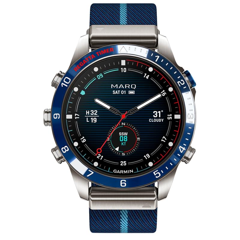 Смарт-часы Garmin Smart Watch MARQ Captain Gen 2 (010-02648-11) - фото #1, Technodom.kz