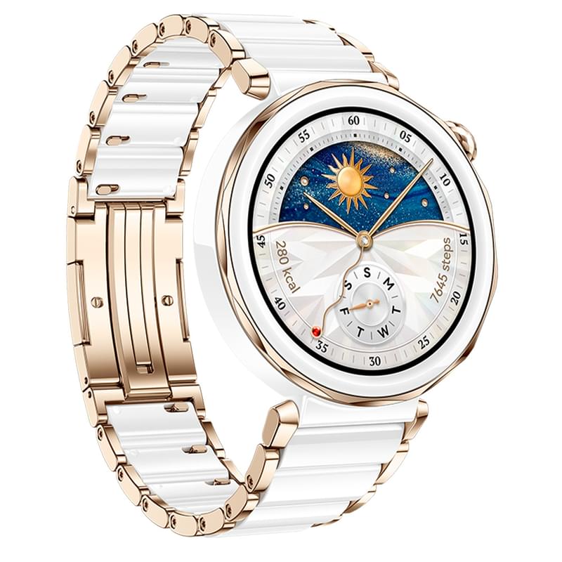 Смарт-часы Huawei GT 5 Pro 41mm White Ceramic Strap - фото #2, Technodom.kz