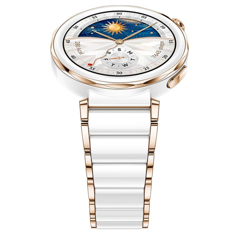 Смарт-часы Huawei GT 5 Pro 41mm White Ceramic Strap - фото #6, Technodom.kz