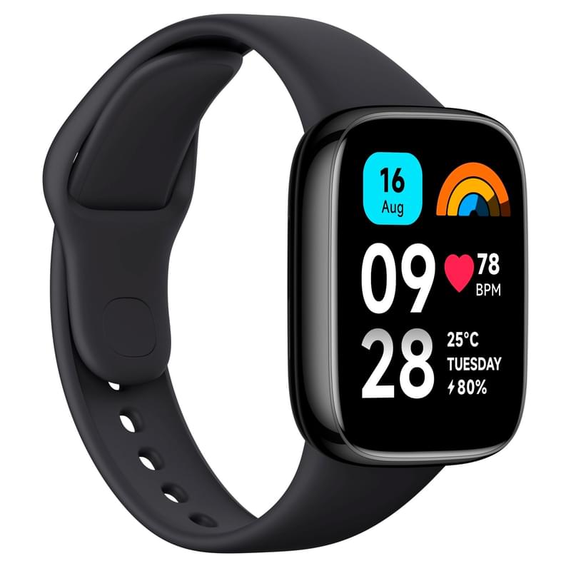 Смарт-часы Redmi Watch 3 Active Black - фото #0, Technodom.kz