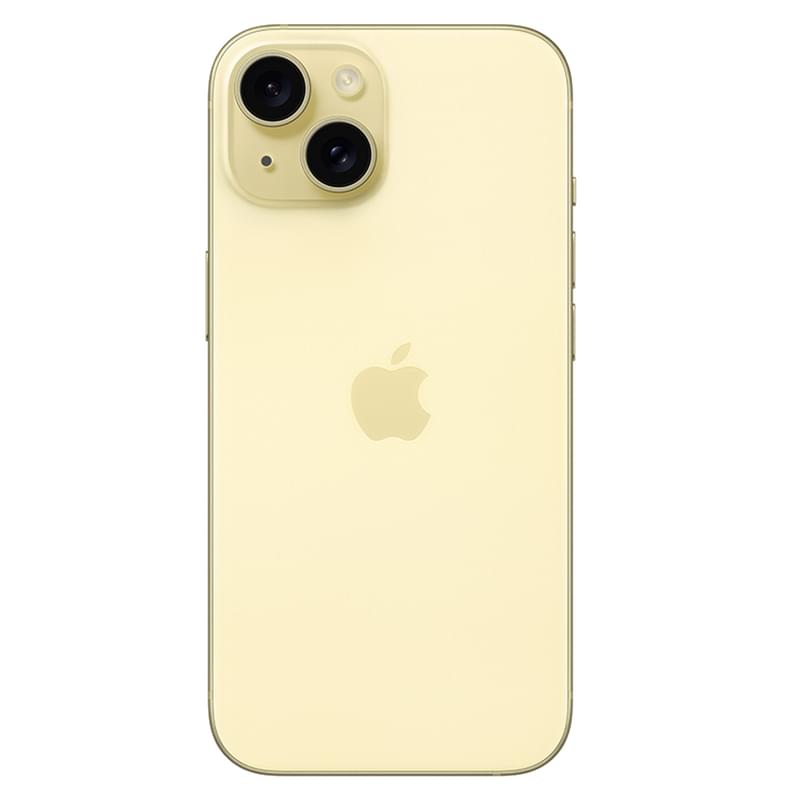 Смартфон Apple iPhone 15 6/256GB Yellow (MTP83) - фото #2, Technodom.kz