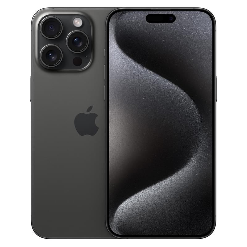 Смартфон Apple iPhone 15 Pro Max 8/256GB Black Titanium (MU773) - фото #0, Technodom.kz