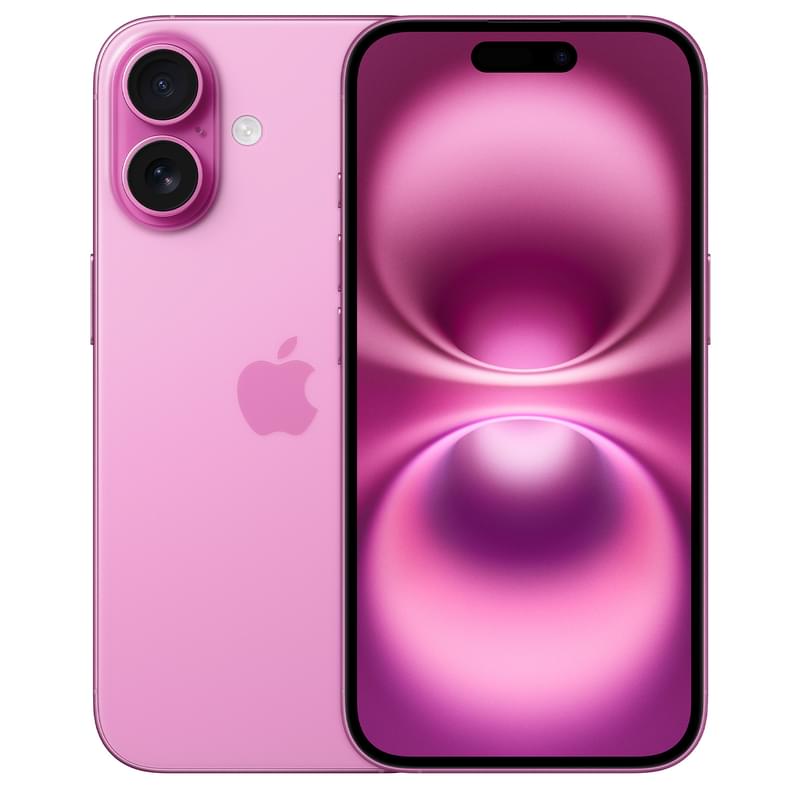 Смартфон Apple iPhone 16 8/256GB Pink - фото #0, Technodom.kz