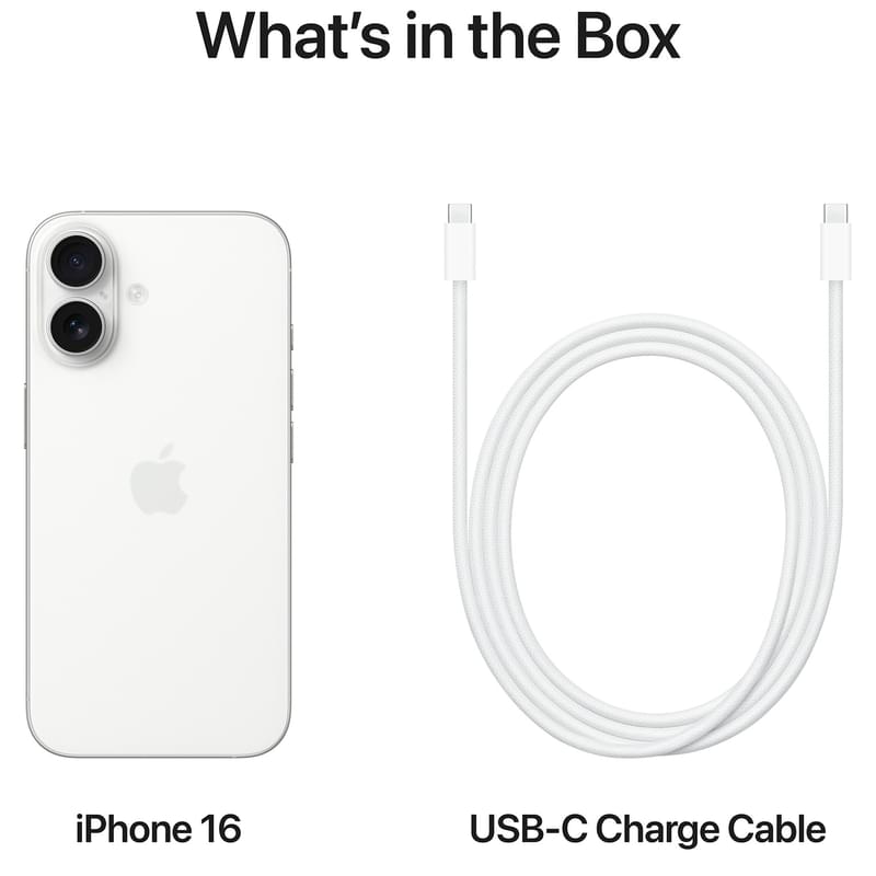 Смартфон Apple iPhone 16 8/256GB White - фото #8, Technodom.kz