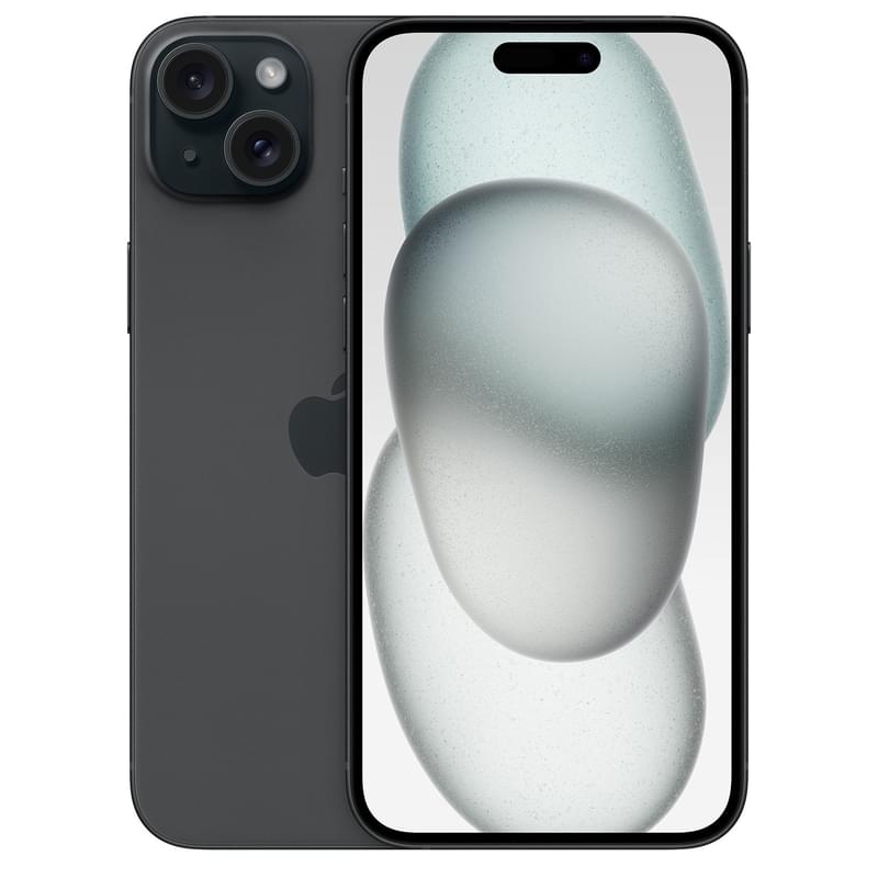 смартфон apple iphone 15 plus 128gb black mu0y3