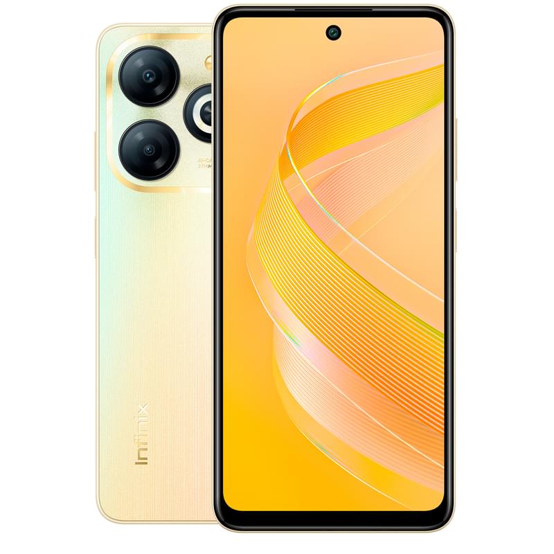Смартфон GSM Infinix SMART 8 THX-6.6-13-4 128/4GB Shiny Gold - фото #0, Technodom.kz