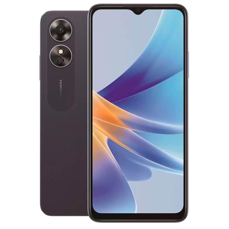 Смартфон OPPO A17 4/64GB Black - фото #0, Technodom.kz
