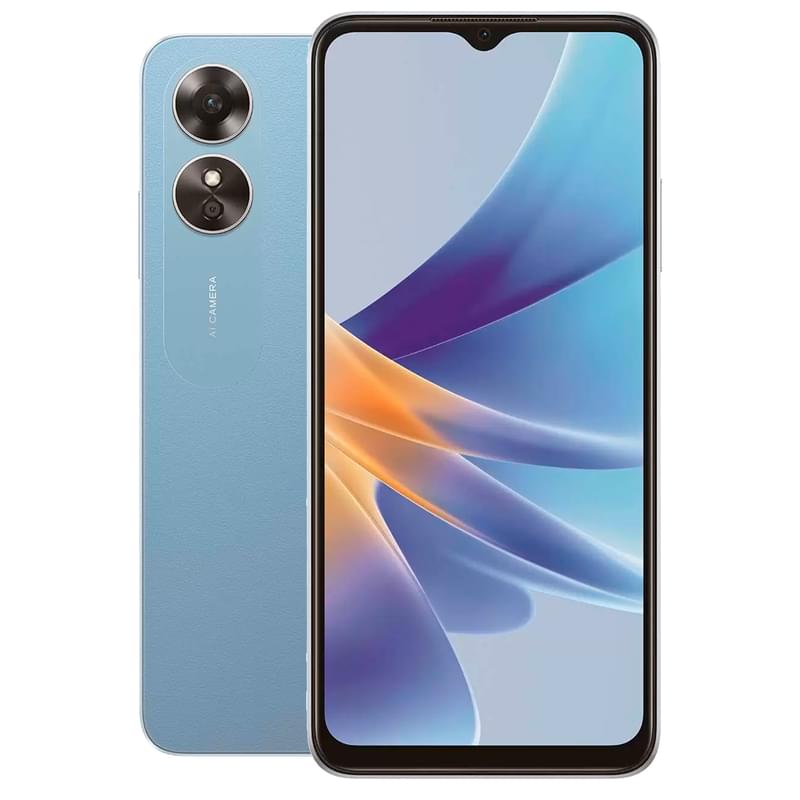 Смартфон OPPO A17 4/64GB Blue - фото #0, Technodom.kz