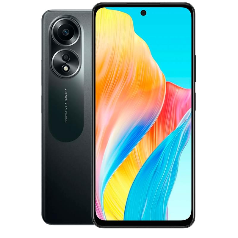 Смартфон OPPO A58 8/128GB Black - фото #0, Technodom.kz