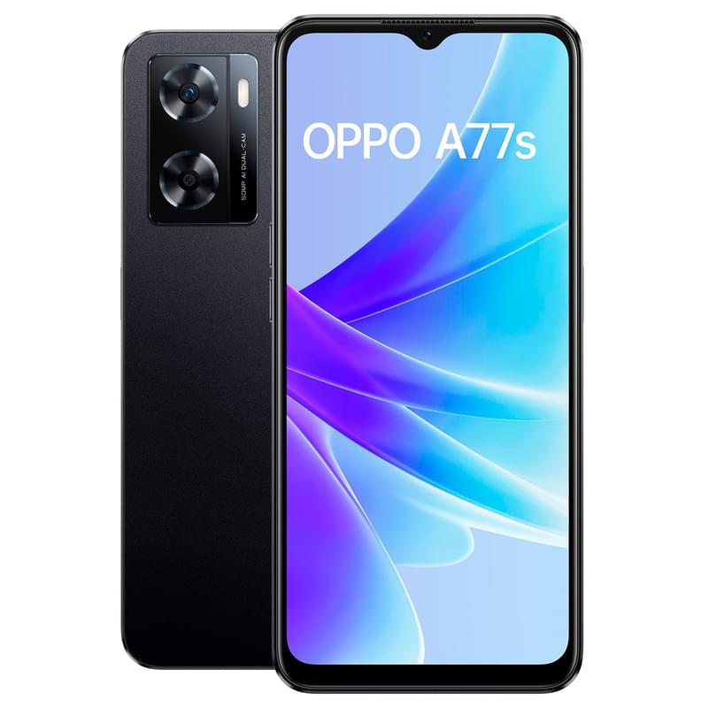 Смартфон OPPO A77s 8/128GB Starry Black - фото #0, Technodom.kz