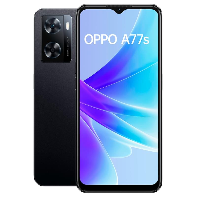 Смартфон OPPO A77s 8/128GB Starry Black - фото #0, Technodom.kz