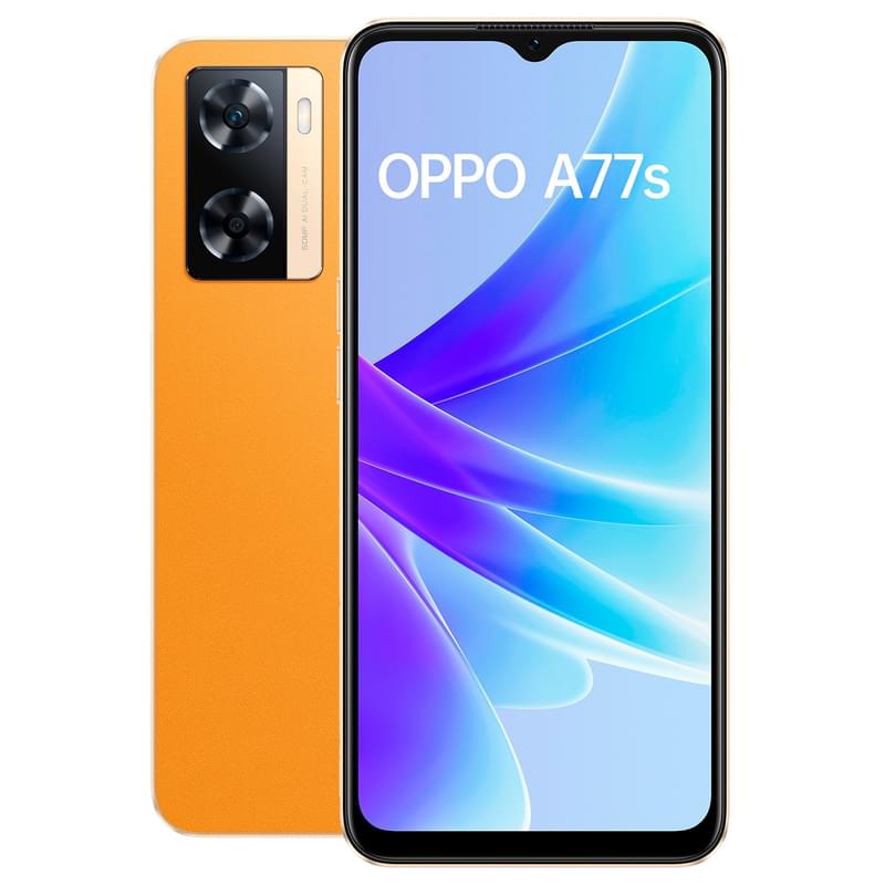 Смартфон OPPO A77s 8/128GB Sunset Orange - фото #0, Technodom.kz