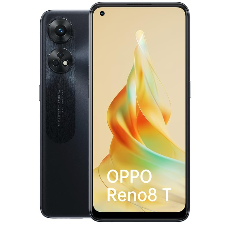 Смартфон OPPO Reno8T 8/128GB Midnight Black - фото #0, Technodom.kz
