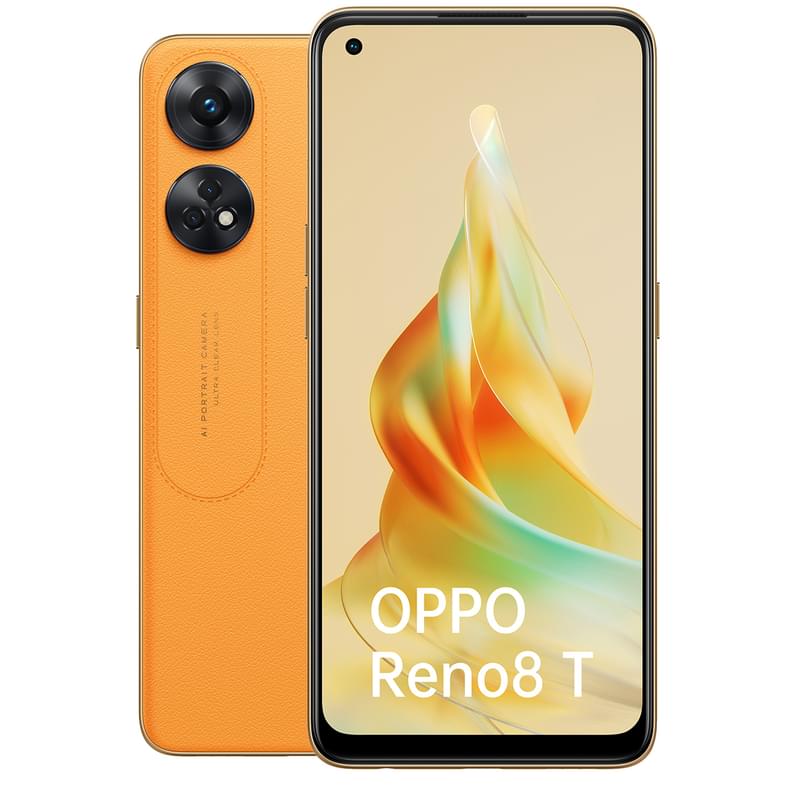 Смартфон OPPO Reno8T 8/128GB Sunset Orange - фото #0, Technodom.kz