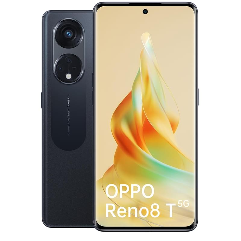 Смартфон OPPO Reno8T 5G 8/256GB Midnight Black - фото #0, Technodom.kz