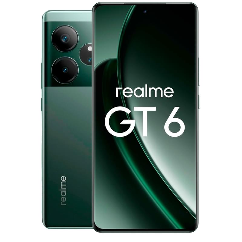Смартфон Realme GT6 256GB Green Mist - фото #0, Technodom.kz