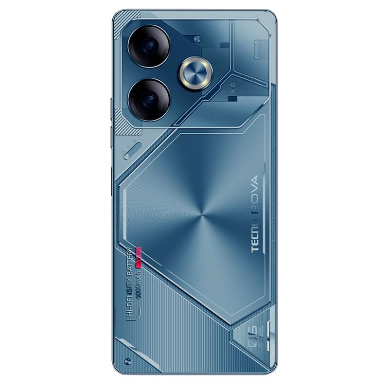Смартфон TECNO POVA 6 (LI7) 8/256GB Interstellar Blue - фото #2, Technodom.kz